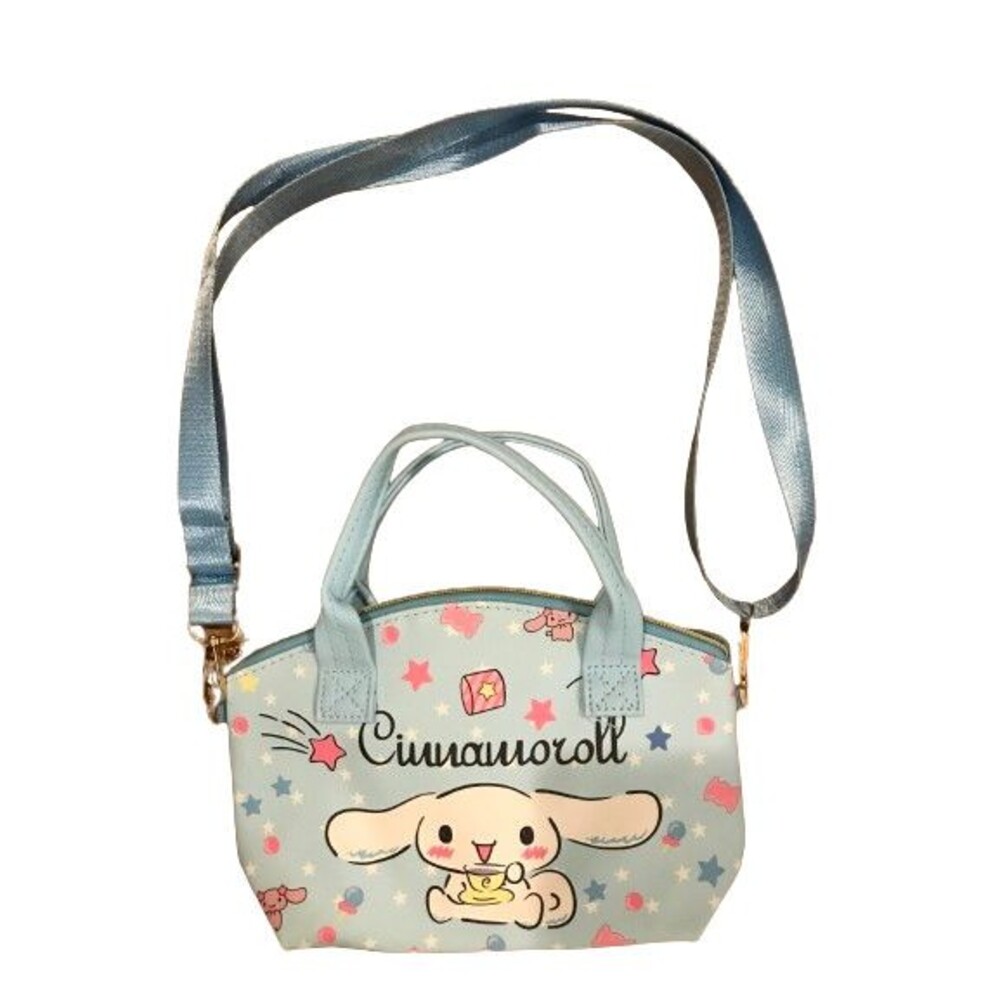 Cinnamoroll Purse Blue w/ adjustable strap 9x6in Sanrio